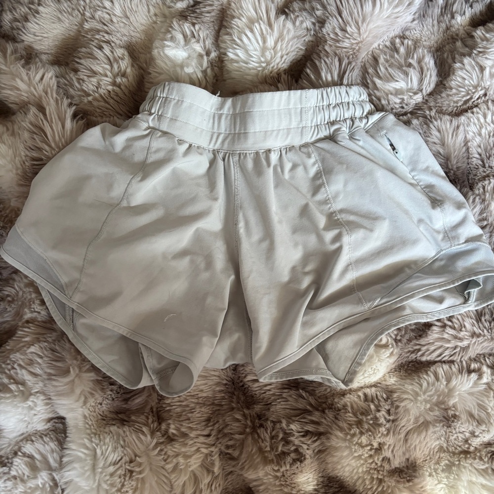 Lululemon Athletica Light Gray Athletic Shorts